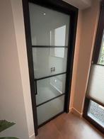 Skantrea Houten Binnendeur met Glas, Doe-het-zelf en Verbouw, Deuren en Horren, Ophalen, Gebruikt, 80 tot 100 cm, Binnendeur