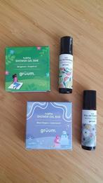Grüum 2x tvätta Shower Gel Bar + 2x Roll-on fragrance, Verzenden, Nieuw, Bad & Douche