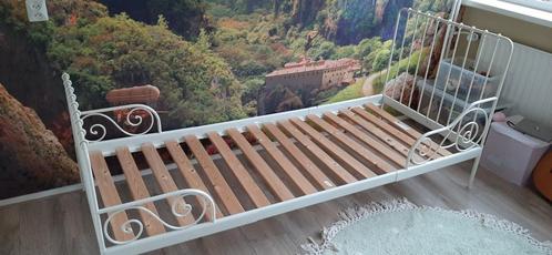 Bed Ikea Minnen, Kinderen en Baby's, Kinderkamer | Bedden, Gebruikt, 180 cm of meer, 85 tot 100 cm, Ophalen