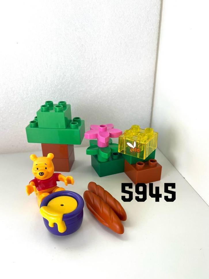 Lego Duplo 5945 - Winnie the Pooh Picknick, Kinderen en Baby's, Speelgoed | Duplo en Lego, Gebruikt, Duplo, Ophalen of Verzenden