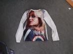 Wit shirt met afbeelding erop, Meisje, Ophalen of Verzenden, Zo goed als nieuw, Shirt of Longsleeve