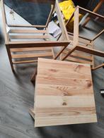 Bijzet tafels, Minder dan 55 cm, Vierkant, Zo goed als nieuw, Hout