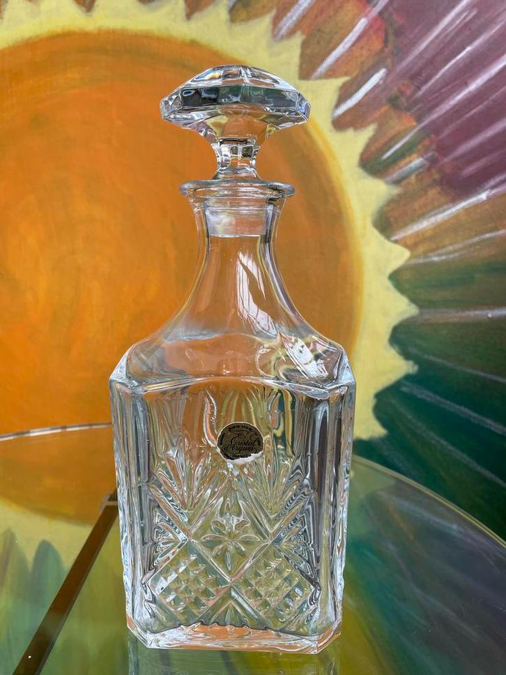 Kristallen Whiskey Karaf Cristal d'Arques, Antiek en Kunst, Antiek | Glas en Kristal, Ophalen of Verzenden