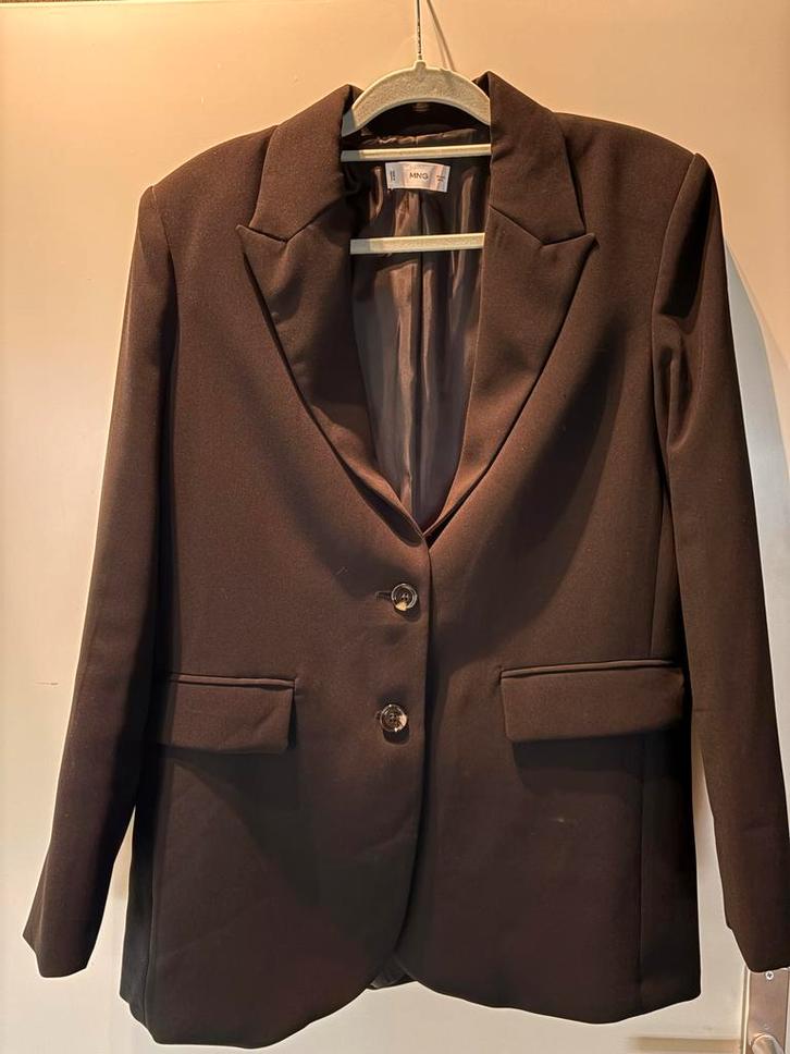 Mango blazer - Maat L, Kleding | Dames, Jasjes, Kostuums en Pakken, Zo goed als nieuw, Jasje, Maat 42/44 (L), Zwart, Ophalen of Verzenden