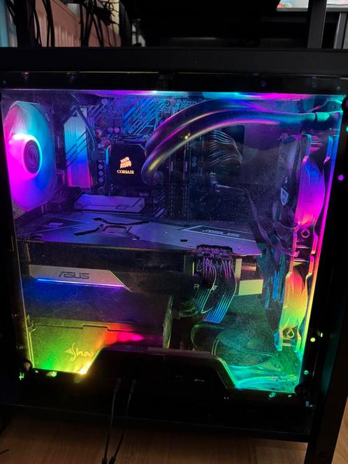 Gaming PC + Setup, Computers en Software, Desktop Pc's, Zo goed als nieuw, 4 Ghz of meer, SSD, 16 GB, Gaming, Ophalen