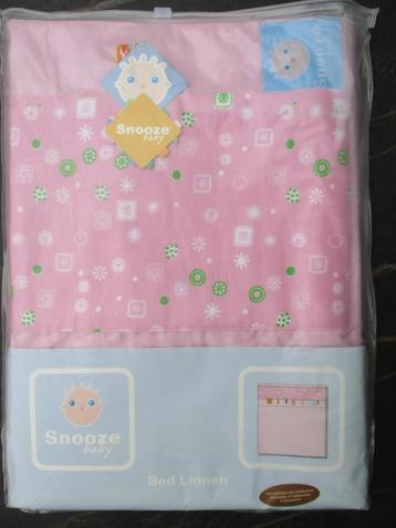 Snooze baby bed linnen roze lakentje NIEUW 120 x 150 cm beschikbaar voor biedingen