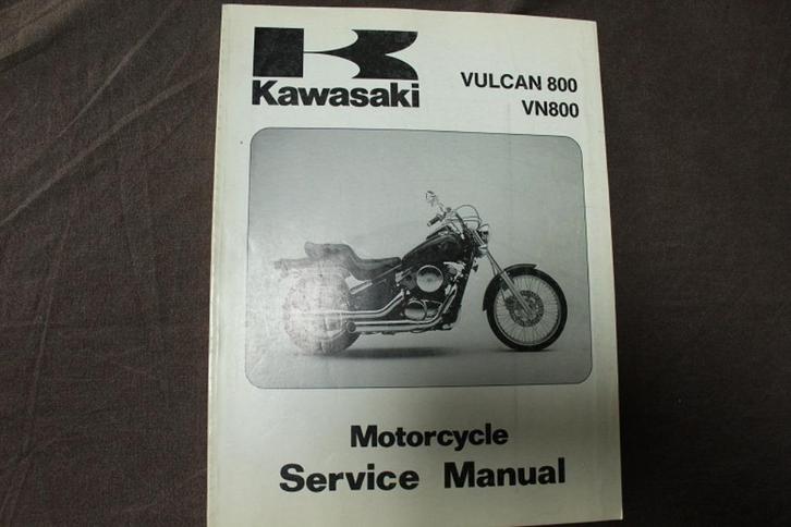 Kawasaki Vulcan 800 VN800 1995 motorcycle service manual, Motoren, Handleidingen en Instructieboekjes, Kawasaki, Ophalen of Verzenden