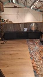 TV-kast Paterno Staal/Mango, Ophalen, 150 tot 200 cm, Nieuw, Industrieel