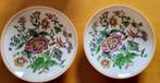 2 Kleurijke Schoteltjes van Spode Copeland, Antiek en Kunst, Antiek | Servies los, Ophalen of Verzenden