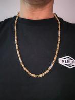 Gouden ketting Monte Carlo 14k (120 gram), Sieraden, Tassen en Uiterlijk, Kettingen, Ophalen of Verzenden, Zo goed als nieuw, Goud