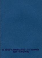 Brochure Autobianchi A112 1978, Ophalen of Verzenden, Gelezen, Overige merken