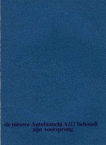Brochure Autobianchi A112 1978 beschikbaar voor biedingen