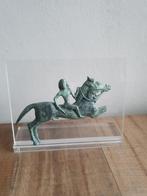 bronze replica van paard met rijder, Ophalen