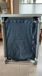 Defa kampeer garderobe kast kleur blauw, Caravans en Kamperen, Kampeermeubelen, Ophalen, Zo goed als nieuw, Campingkast