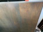 MASSIEF EIKEN EETTAFEL, Zo goed als nieuw, Vijf personen of meer, 150 tot 200 cm, Rechthoekig
