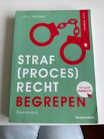 Straf(proces)recht Begrepen - J.H.J. Verbaan, Boeken, Ophalen of Verzenden, Gamma, Zo goed als nieuw, HBO
