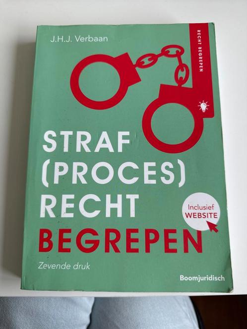 Straf(proces)recht Begrepen - J.H.J. Verbaan, Boeken, Studieboeken en Cursussen, Zo goed als nieuw, HBO, Gamma, Ophalen of Verzenden