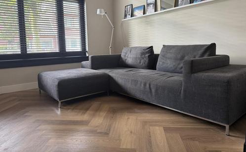 Design bank sur&plus met hocker, Huis en Inrichting, Banken | Complete zithoeken, Gebruikt, Stof, Ophalen