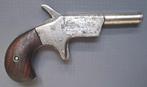 Antiek Belgisch .22 Short Derringer zak pistool zwartkruit, Ophalen of Verzenden