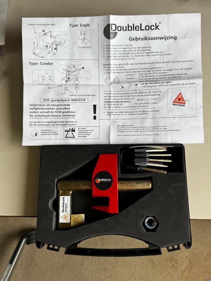 Disselslot merk DoubleLock Compact Eagle, Caravans en Kamperen, Caravan accessoires, Zo goed als nieuw, Ophalen of Verzenden