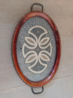 oud ovaal dienblaadje, Ophalen of Verzenden, Gebruikt, Ovaal