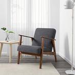 EKENÄSET Armchair (Dark Grey, IKEA), Huis en Inrichting, Fauteuils, Ophalen, Zo goed als nieuw, Hout
