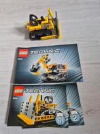 Lego Technic 8259 Bulldozer - Compleet met boekjes!, Ophalen of Verzenden, Gebruikt, Complete set, Lego