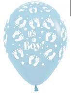 25 sempertex ballonnen its a boy, Ophalen of Verzenden, Nieuw, Versiering, Verjaardag