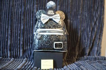 Loungefly Disney Happy New Year Backpack Zwart beschikbaar voor biedingen