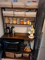 Keukenrek met kastruimte, Ophalen, Met plank(en), 50 tot 100 cm, Zo goed als nieuw