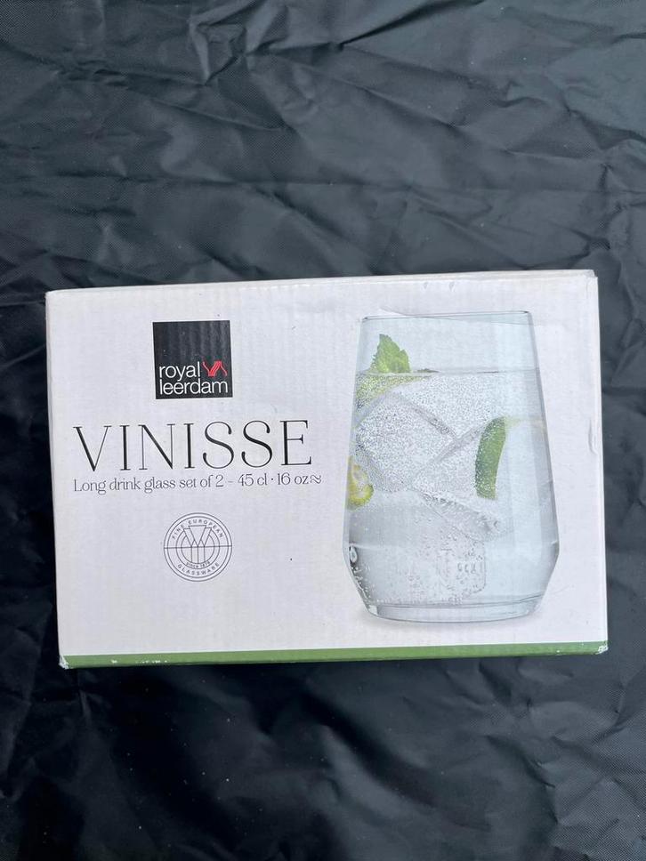 Royal Leerdam Vinisse Glazen Set - Nieuw in Doos!, Huis en Inrichting, Keuken | Servies, Nieuw, Glas of Glazen, Glas, Ophalen of Verzenden