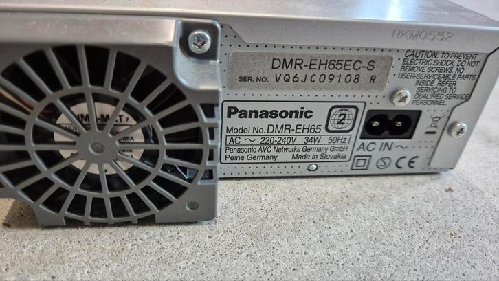 Panasonic DMR-EH65 Harddiskrecorder/DVD Recorder, Audio, Tv en Foto, Decoders en Harddiskrecorders, Gebruikt, Harddiskrecorder