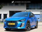 Peugeot 208 1.2 Hybrid 110 e-DCS6 GT / Adaptive cruise / 360, Auto's, Peugeot, Euro 6, 1199 cc, Blauw, Origineel Nederlands