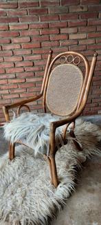 Prachtige vintage rotan stoel met (thonet rugvlak), Ophalen