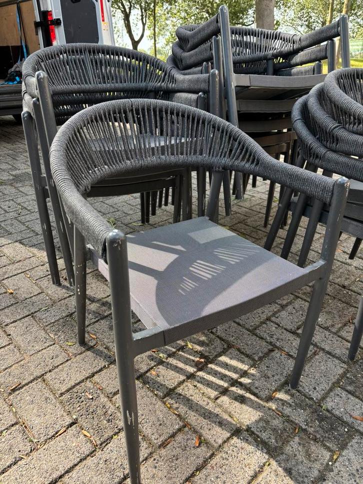 Partij terrasstoelen 16 stuks, Tuin en Terras, Tuinstoelen, Zo goed als nieuw, Ophalen of Verzenden