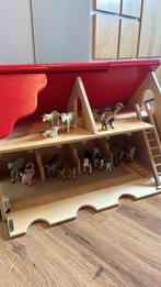 Houten Speelgoed Boerderij met Dieren, Ophalen, Zo goed als nieuw, Poppenhuis