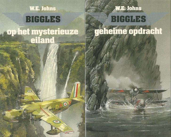 4x Biggles paperbacks – Brilliant Books - samen €. 10,--, Boeken, Avontuur en Actie, Nieuw, Ophalen of Verzenden