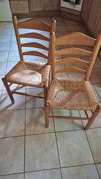 2 originele kerkstoeltjes, Antiek en Kunst, Antiek | Meubels | Stoelen en Banken, Ophalen