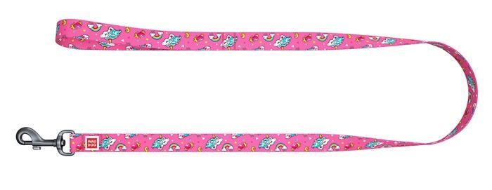 WAUDOG Unicorns Hondenlijn Nylon 25 mm x 122 cm KOOPJE!!!, Dieren en Toebehoren, Hondenriemen, Nieuw, Hondenriem, Ophalen of Verzenden