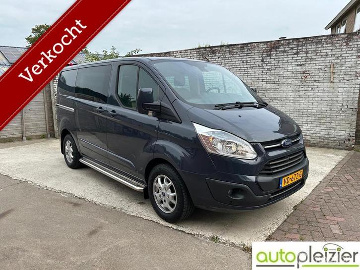 Transit Custom 270 2.2 TDCI L1H1 Ambiente DC trekhaak marge, Auto's, Bestelauto's, Bedrijf, ABS, Airbags, Airconditioning, Alarm