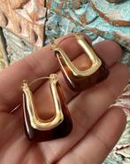 & Other Stories Oorbellen Bruin/Goud, Sieraden, Tassen en Uiterlijk, Hangers, Bruin, Ophalen of Verzenden, Zo goed als nieuw