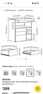 Mooie Verschoontafel / Commode - Småstad IKEA, Kinderen en Baby's, Kinderkamer | Commodes en Kasten, Ophalen, 70 cm of meer, Zo goed als nieuw