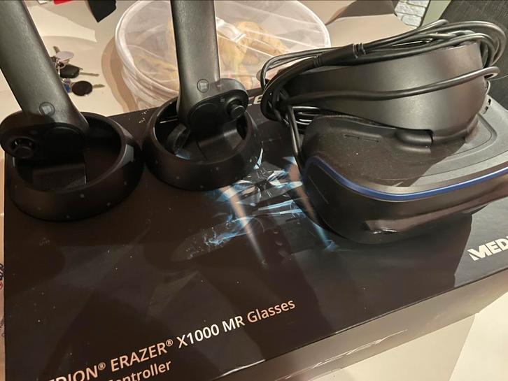Medion ERAZER X1000 VR Glasses VR HEADSET, Spelcomputers en Games, Virtual Reality, Gebruikt, Telefoon, Ophalen of Verzenden