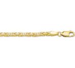 14 K Gouden Koningsarmband Byzantijns - 18 cm / 7,7 g, -, -, Nieuw, Ophalen of Verzenden
