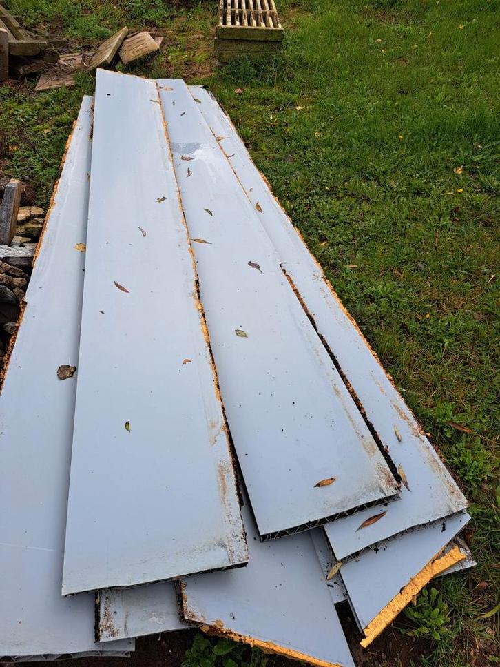 Kunststof panelen gratis, Doe-het-zelf en Verbouw, Overige Doe-het-zelf en Verbouw, Zo goed als nieuw, Ophalen