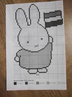 Borduur of brei/maaspatroon NIJNTJE konijntje, Hobby en Vrije tijd, Borduren en Borduurmachines, Ophalen of Verzenden, Zo goed als nieuw