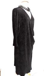 TOP jurk in pracht model en stof mt 50, Verzenden, Jurk, Zwart, Excellent