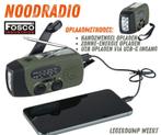 Fosco Noodradio met USB, Zwengel en Zonne-energie, Ophalen of Verzenden, Nieuw