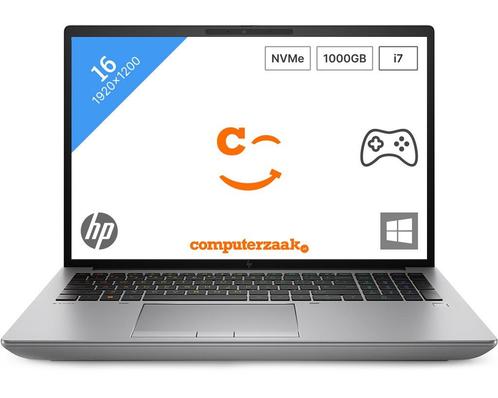 HP ZBook Fury 16 G9/Intel Core i7 2.1GHz/32GB/1000GB M.2 NVM, Computers en Software, Windows Laptops, Refurbished, 16 inch, SSD