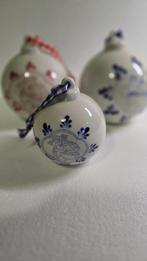 Aardewerk kerst ballen met engeltjes, Ophalen of Verzenden, Nieuw